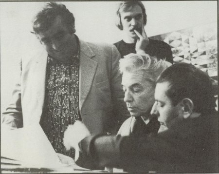 Avec H. von Karajan